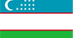 The flag of Uzbekistan