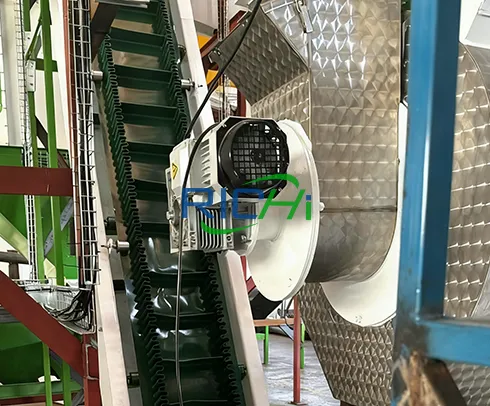 1-2TPH chicken manure pellet machine for sale Mexico