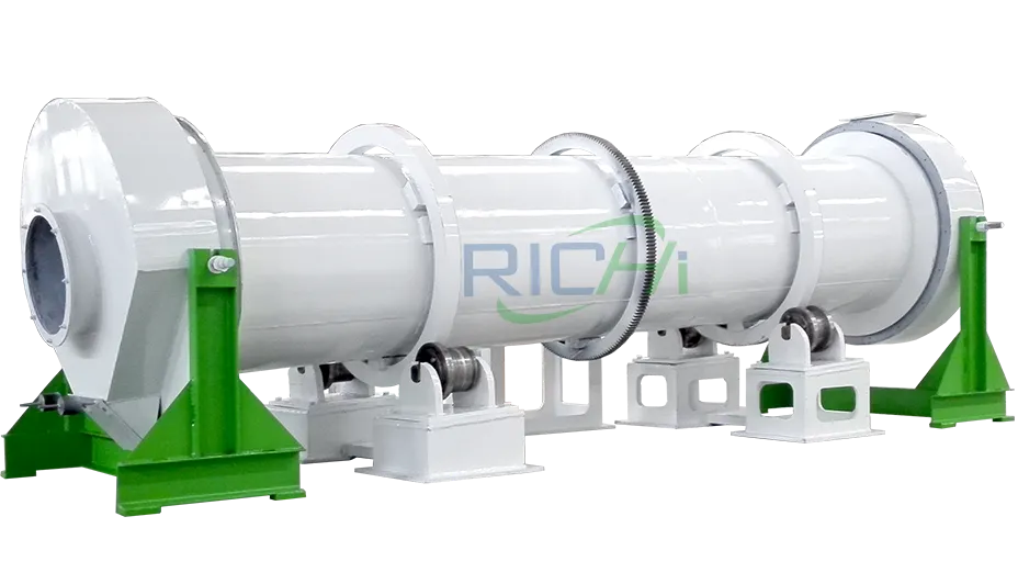 6-meter-long drying cylinder