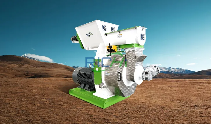 FZLH678 Fertilizer Pelletizer with 3KW Arch-Breaking Feeder