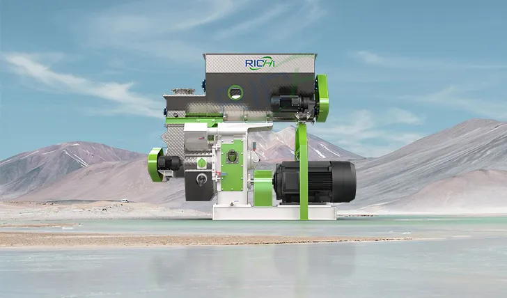 MZLH320 Small Miscanthus pellet mill