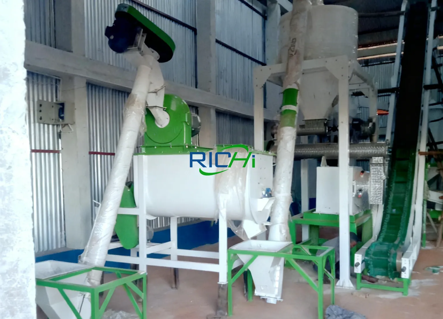 Poultry Pellet Feed plant project in Colombia