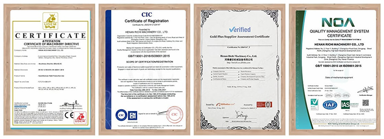RICHI Documentation and Certificates