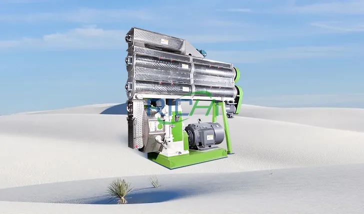 SZLH768 Feed Pellet Mill with a production capacity of 38TPH-40TPH