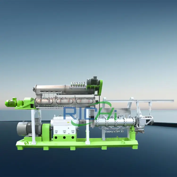 floating fish feed extrusion machine