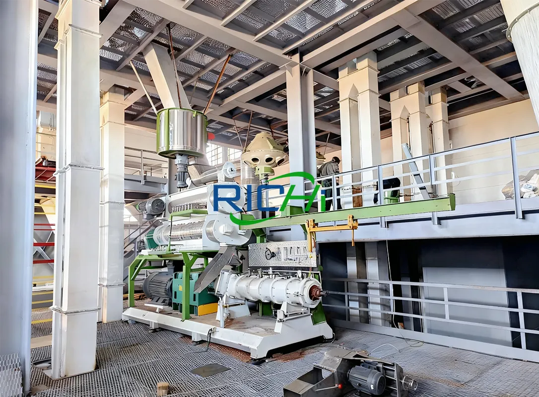 Sinking Fish feed extruder machine for sale Uzbekistan