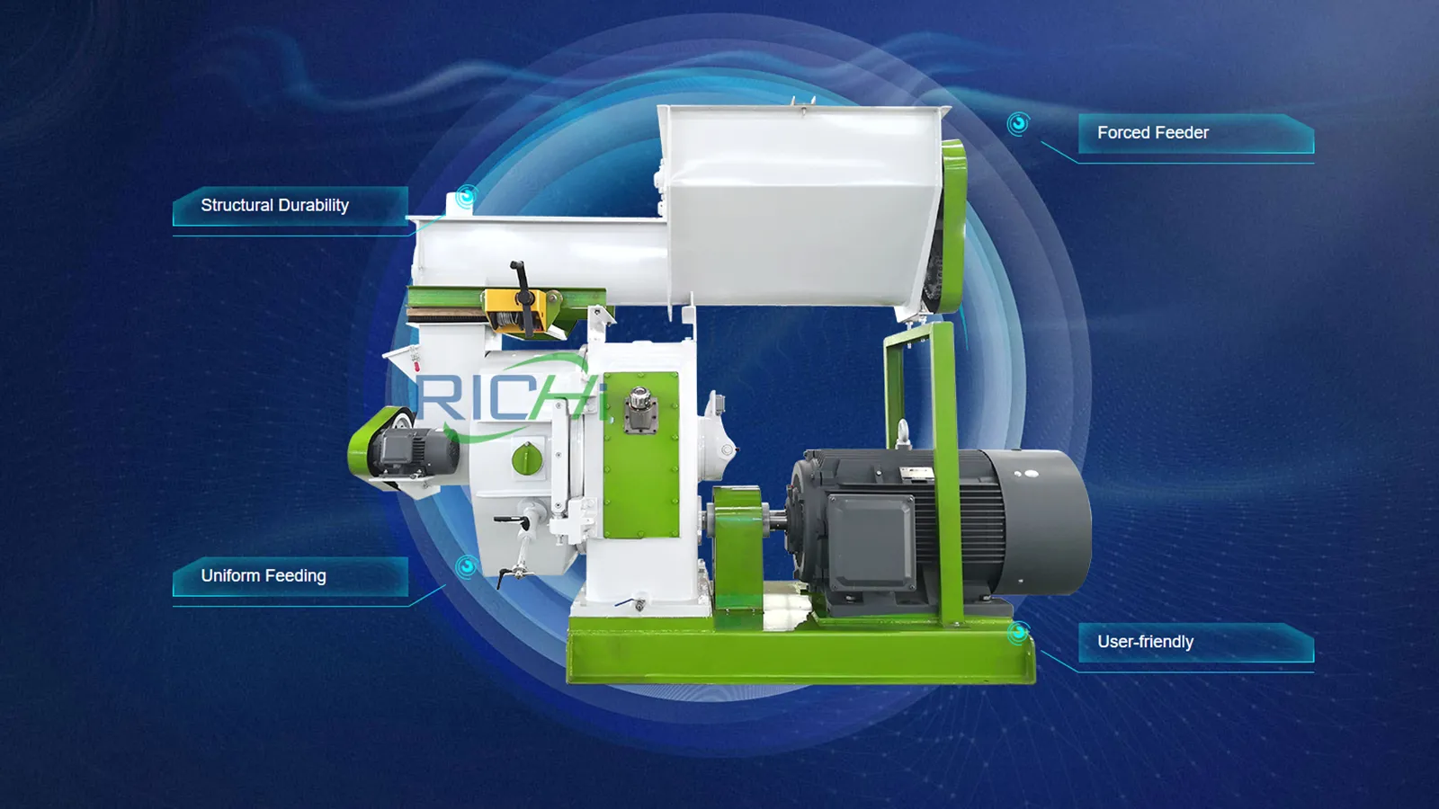 Test Run Video of Chicken Manure Pellet Machine