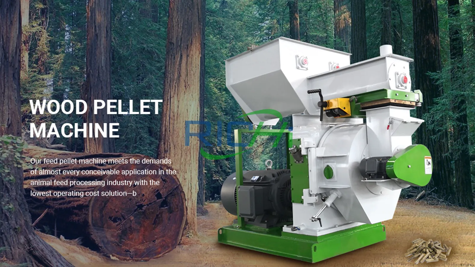 Test Run Video of Wood Pellet Machine