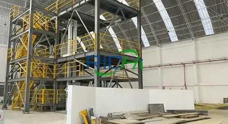 3-5TPH animal feed production line In Malaysia