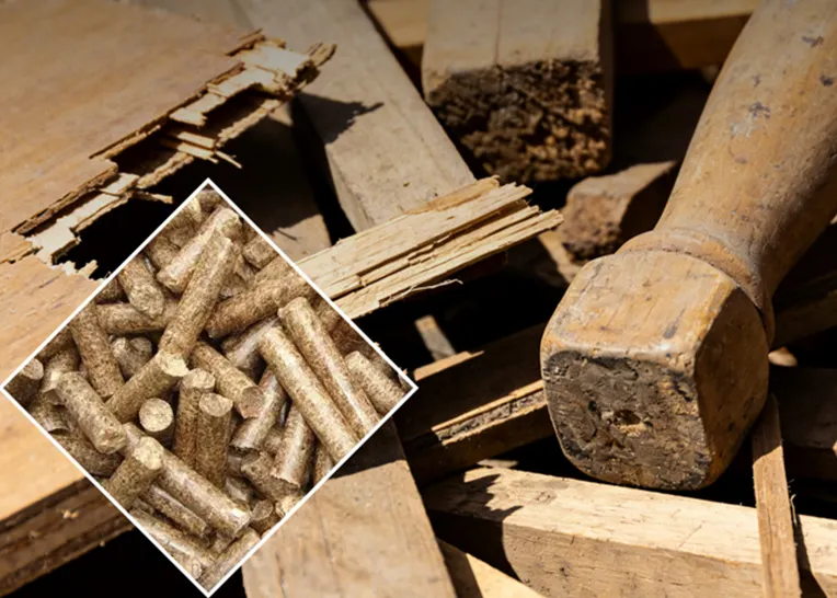 Furniture wood pellet