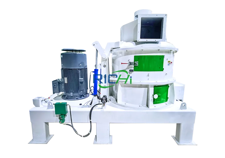 Secondary grinding in shrimp feed production