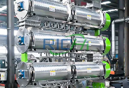 The conditioner of the shrimp feed pellet machine