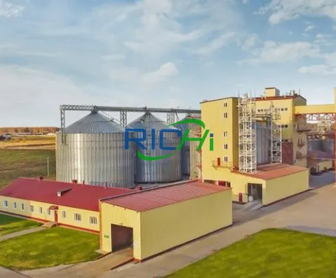 poultry feed pellet machine in Russia