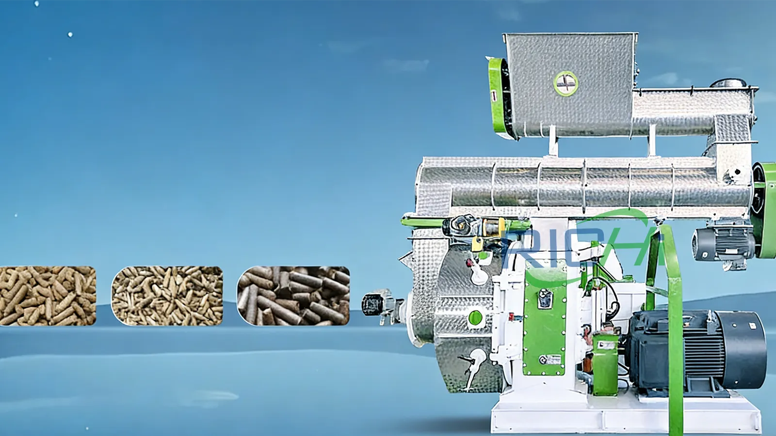 rice husk pellet machine deployed in Kazakhstan