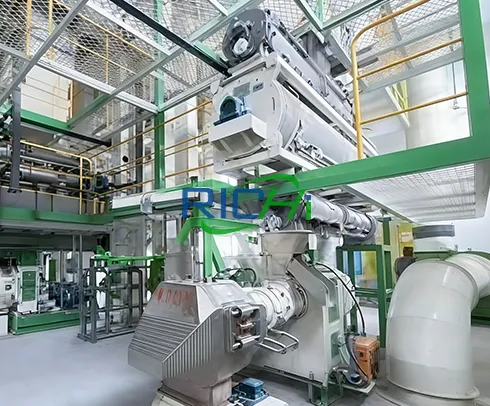 shrimp feed pellet machine in Russia