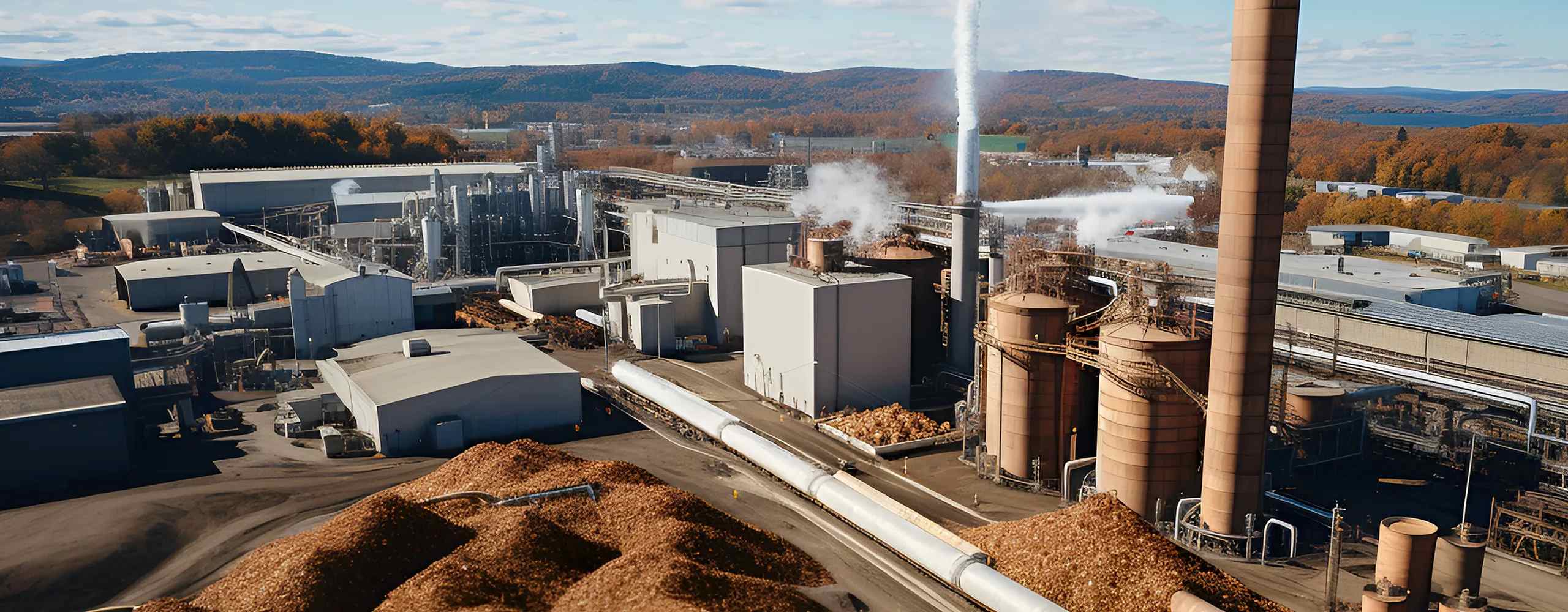 wood pellet production line background image