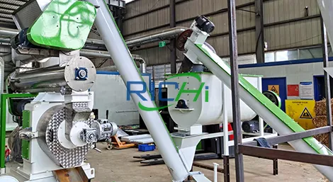 1.5T/H Biomass Pellet Production Line in South Africa