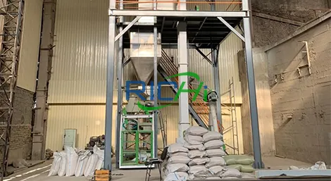6TPH Cattle Feed Production Line in Uzbekistan