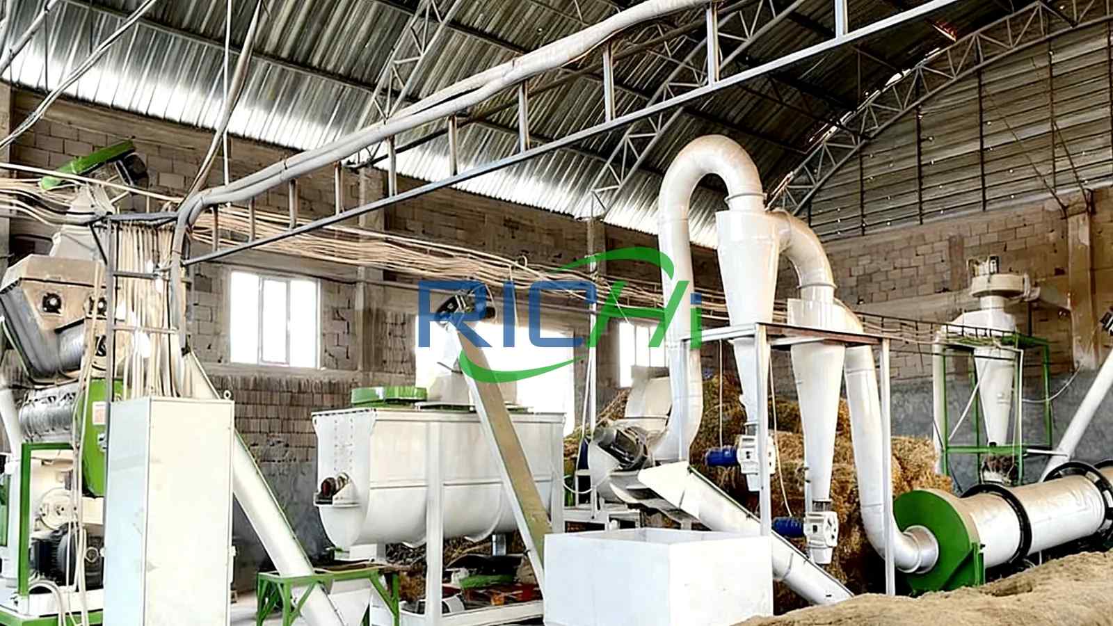 Cattle feed production line in Uzbekistan