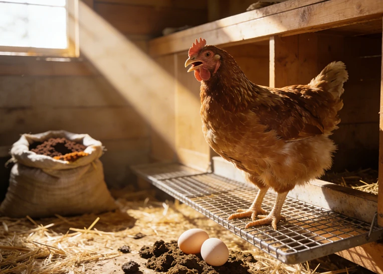 Laying hen manure fertilizer