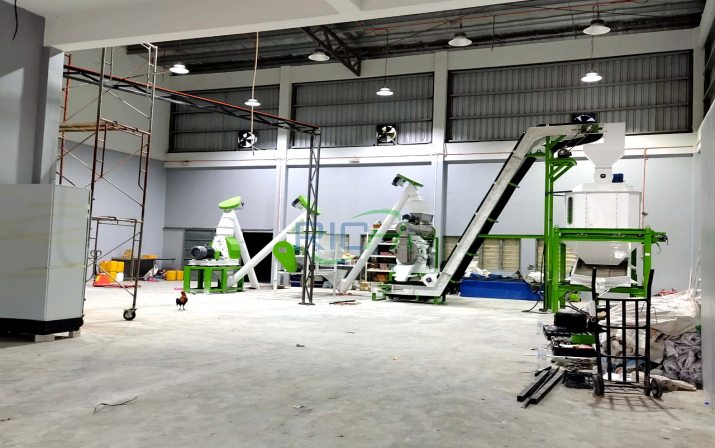 Argentina 3-4 tons/hour livestock feed Pellet machine