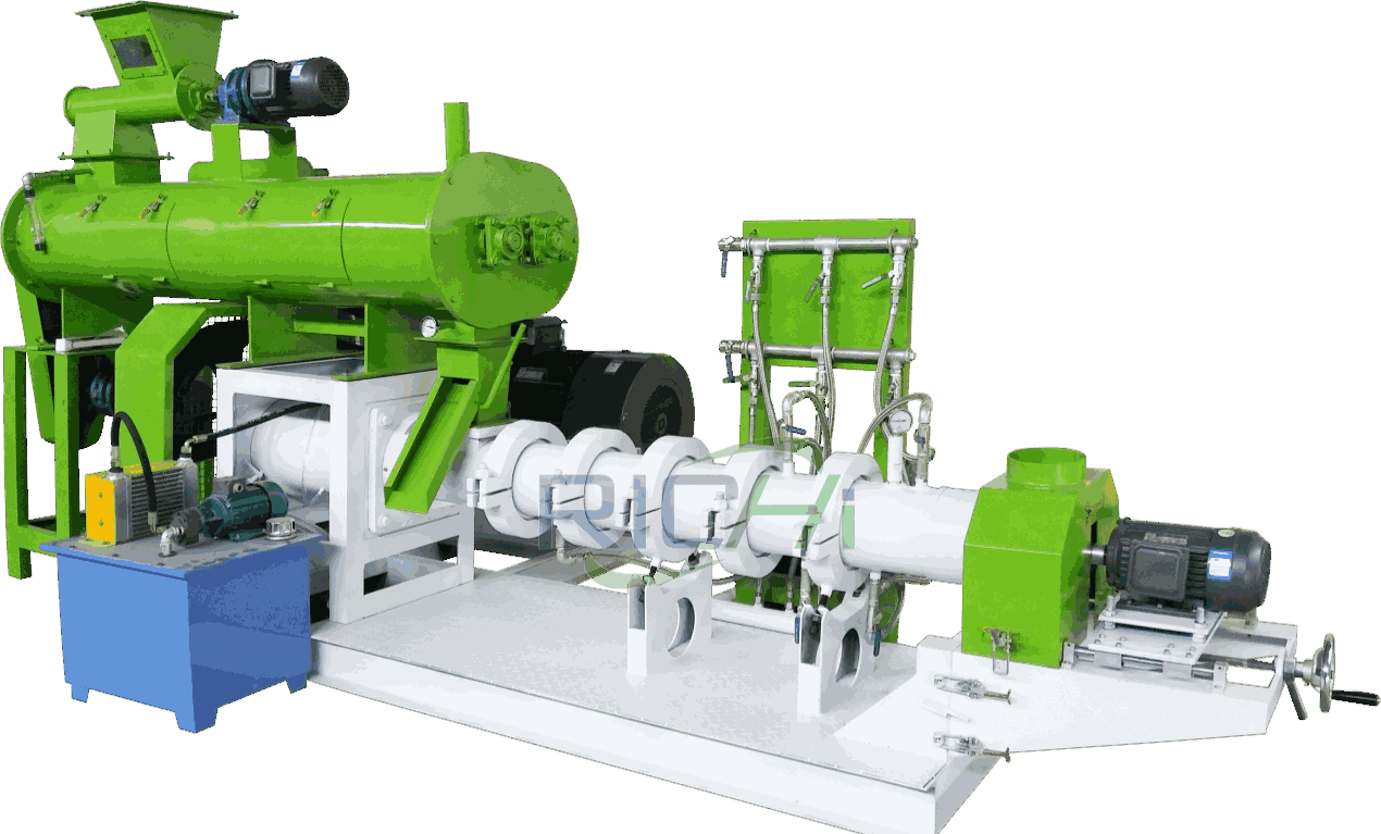 Single-screw Dry type Fish Feed Pellet Extruder