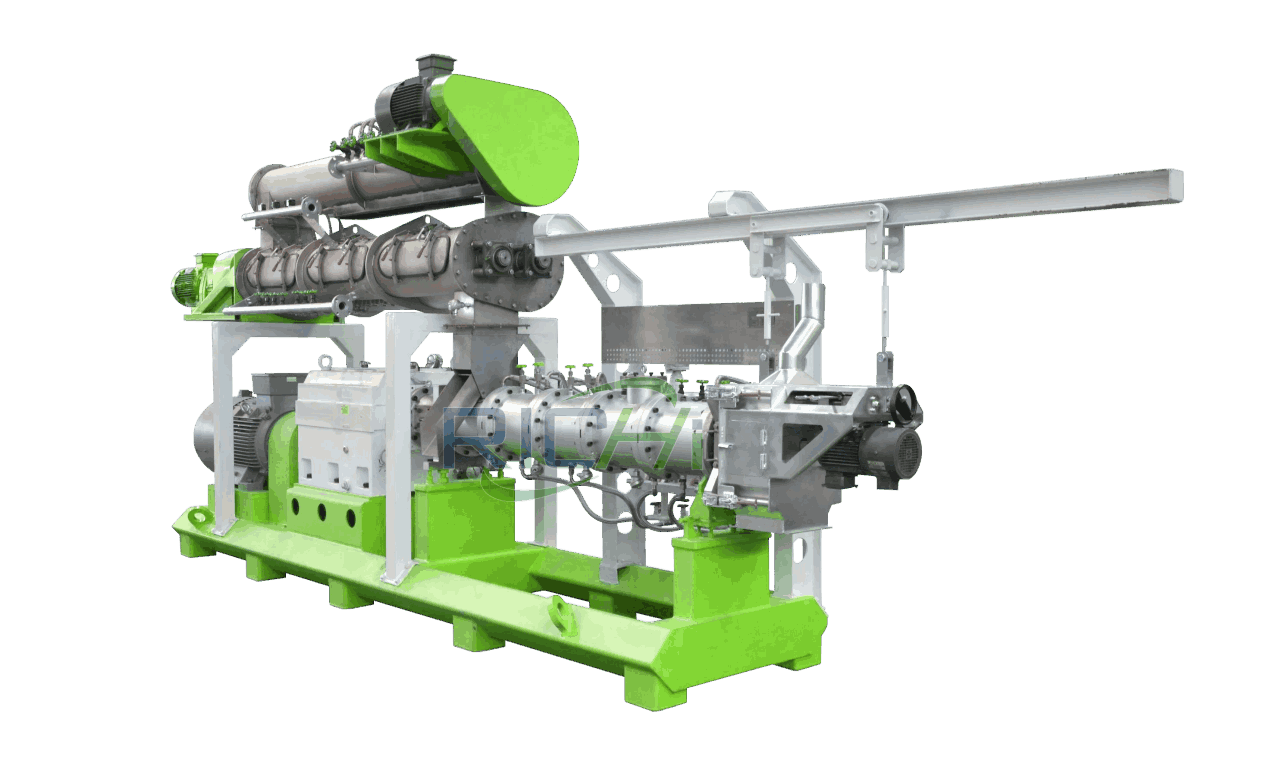 Single-screw Wet Type Fish Feed Pellet Extruder