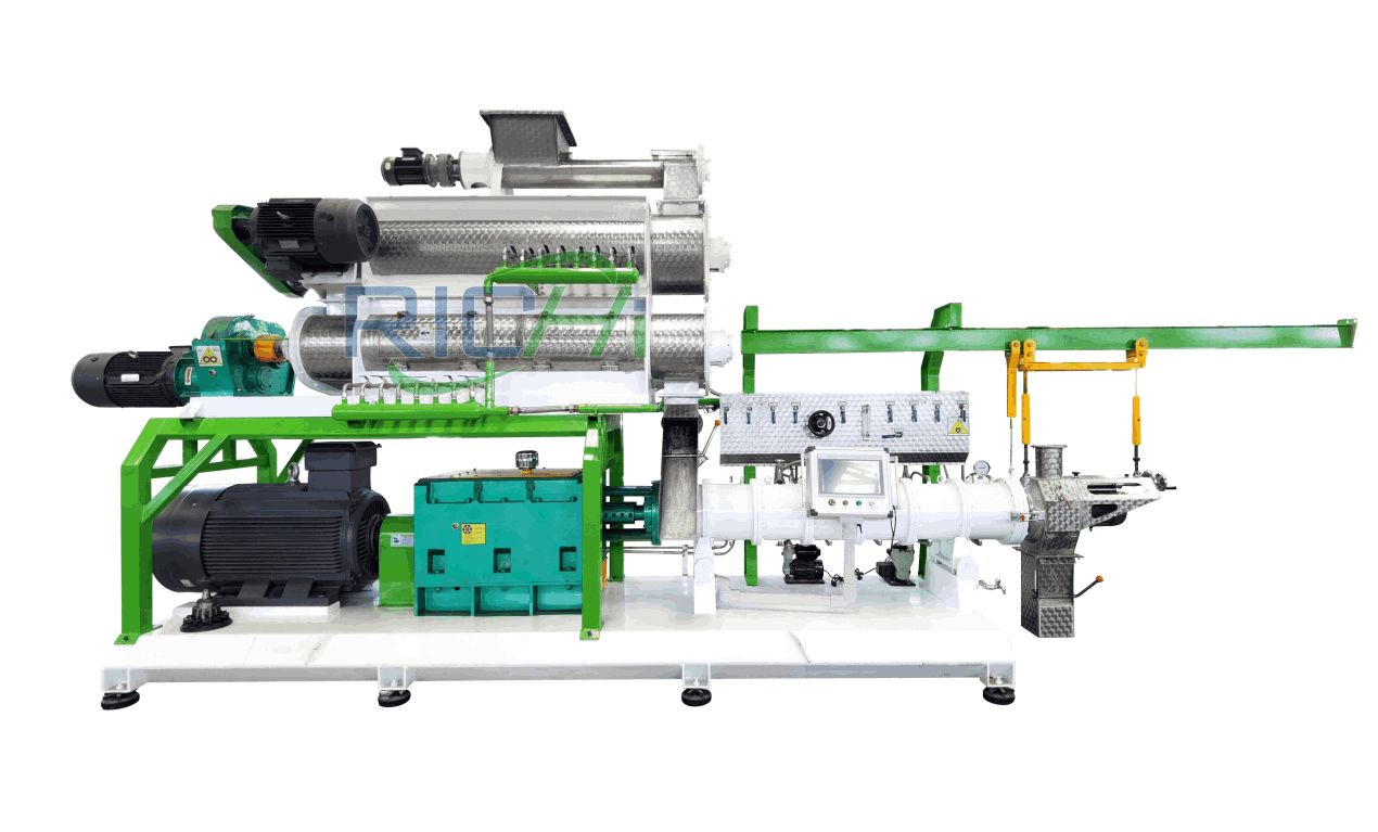 Twin-screw Fish Feed Pellet Extruder