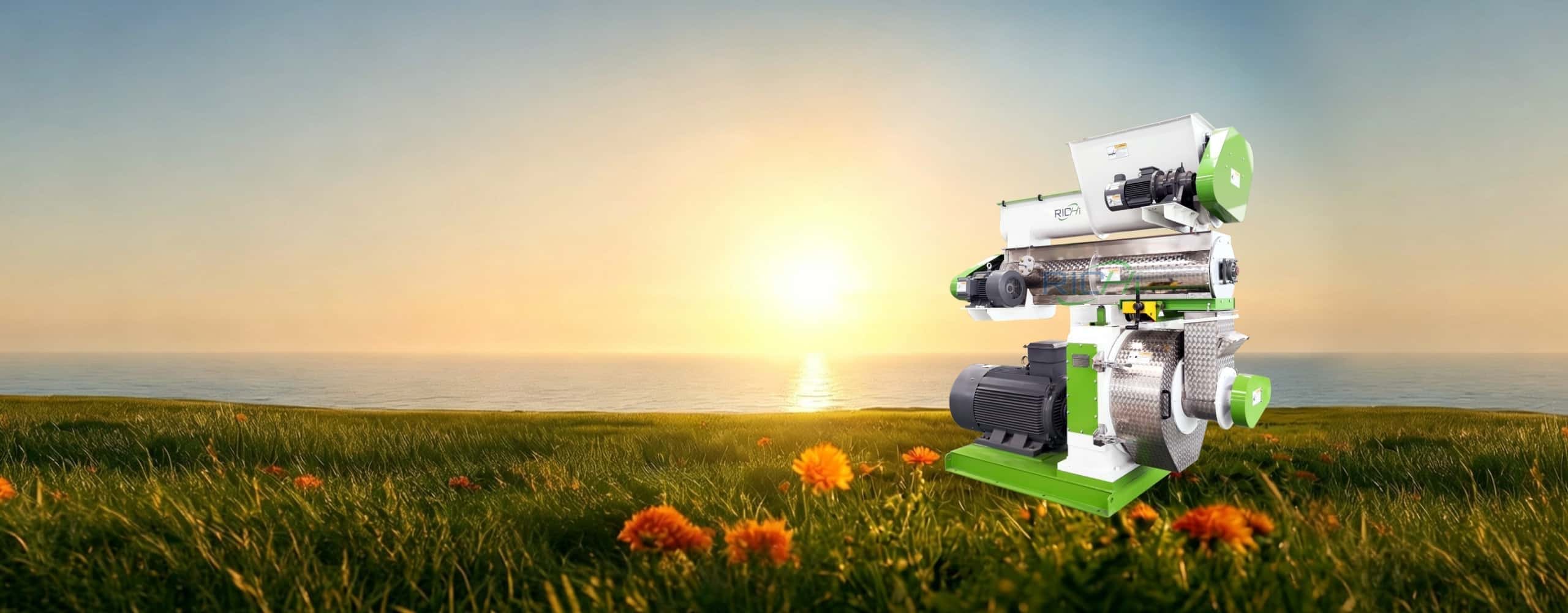 cat litter pellet machine banner