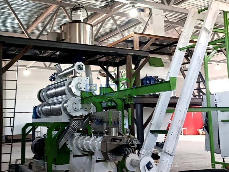 สายการผลิตอาหารปลาอัจฉริยะ 1.5 ตัน/ชั่วโมง 