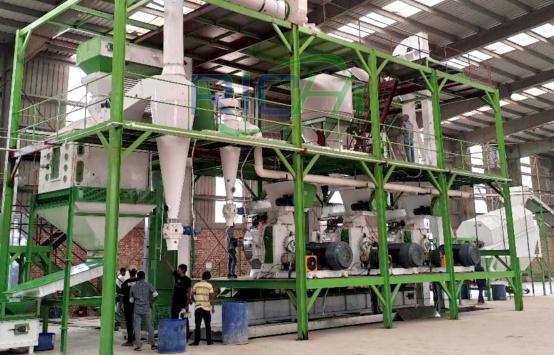 20 tons/hour Bangladesh wood chip pellet mill