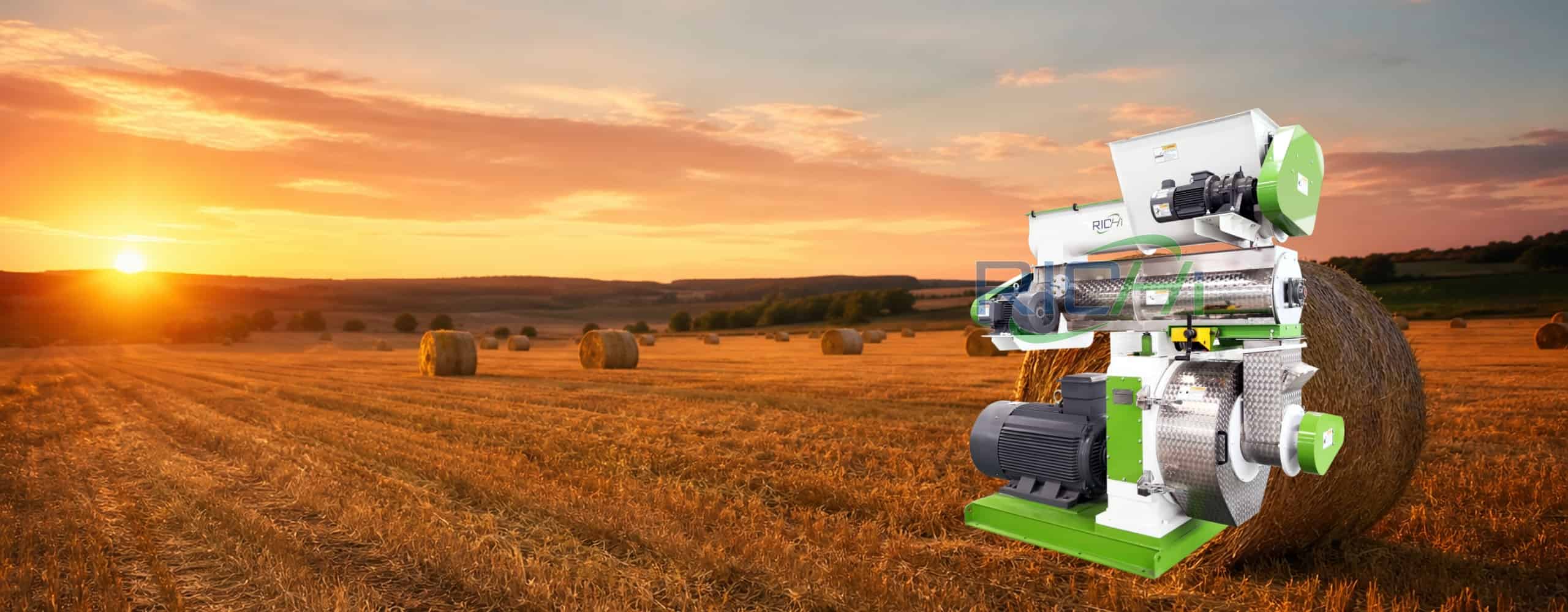 ban of hay pellet machine