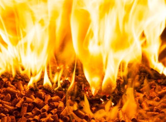 pellet para quemar heno