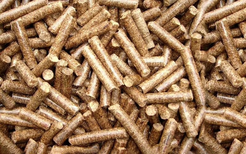 long wood pellet
