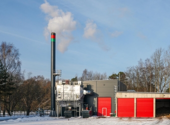 Sunflower shell pellet mill application in district heating