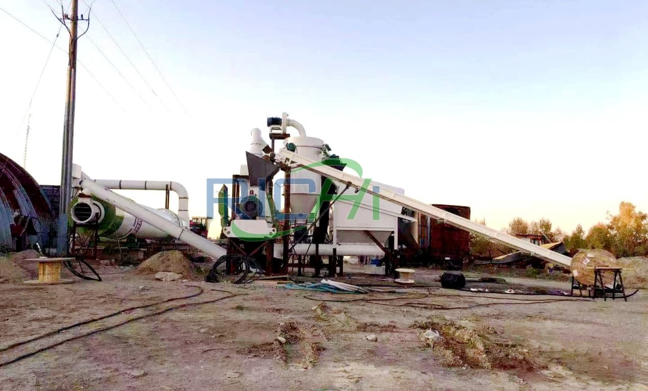 2.5-3T/H Vertical Biomass Granulator in Vietnam