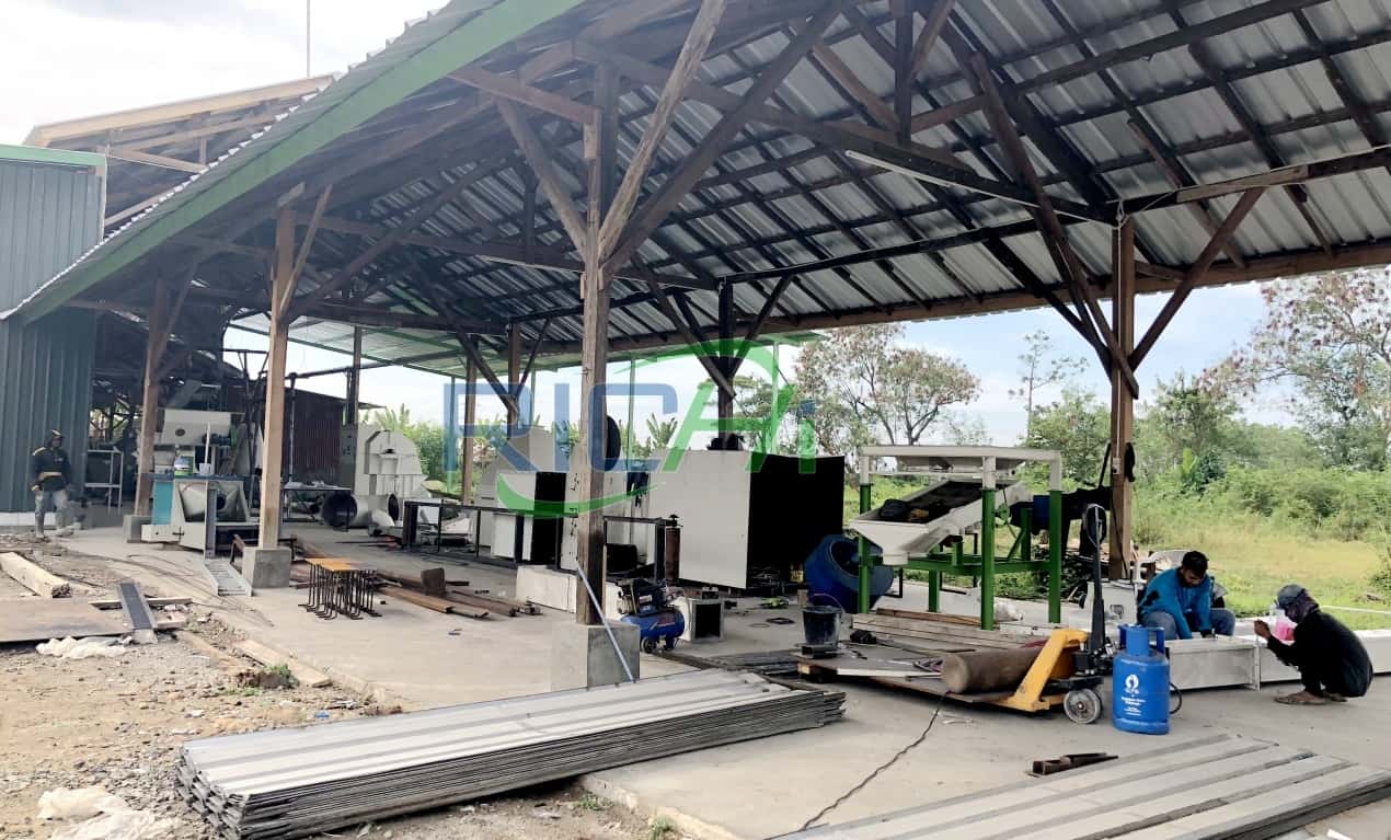 1-1.2T/H Vertical Biomass Pellet press in Nigeria
