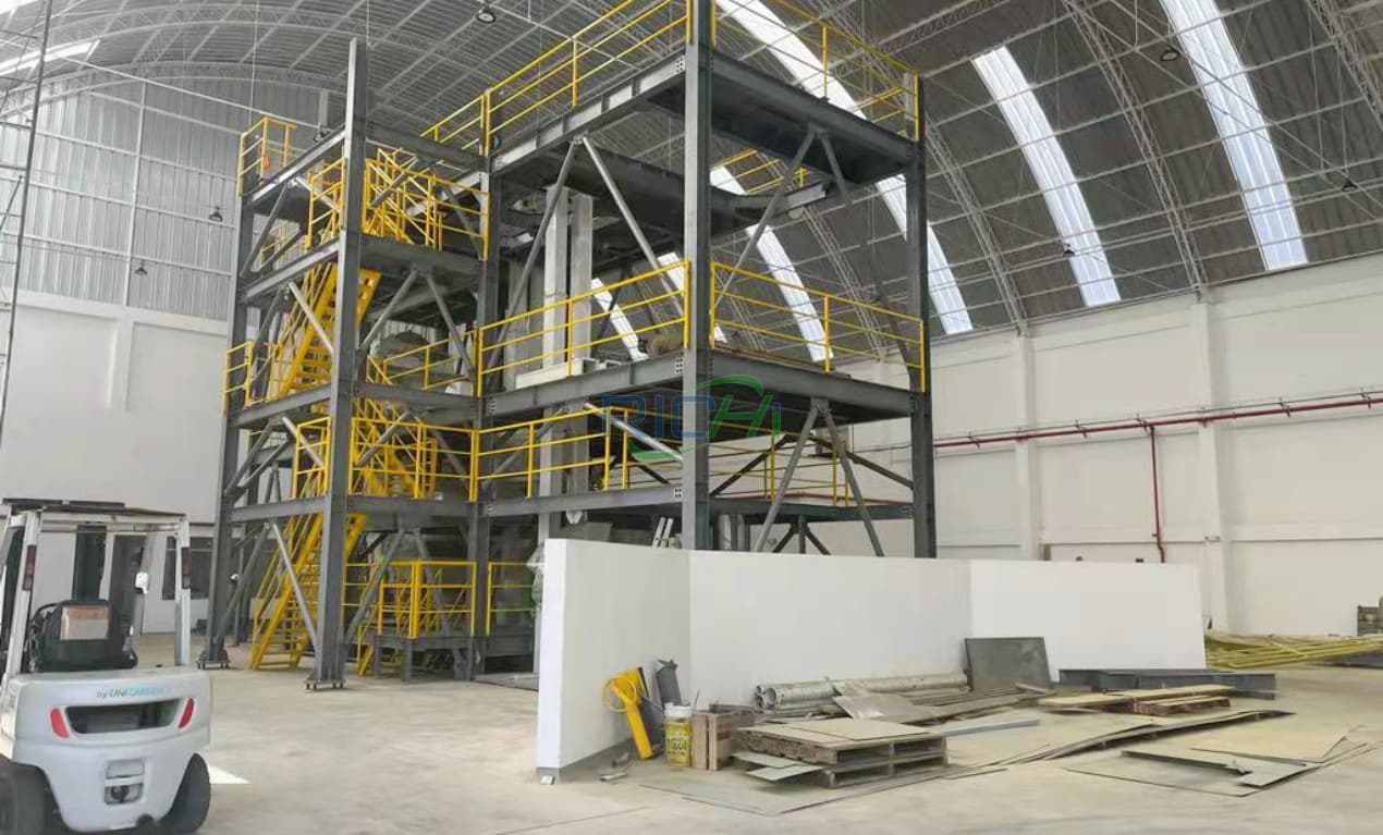 5-6T/H cassava pellet machine in Brazil