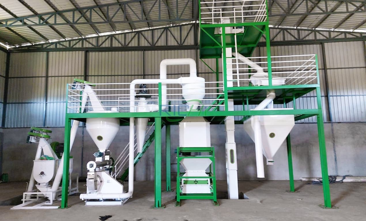 1-2T/H cassava pellet making machine in Ghana