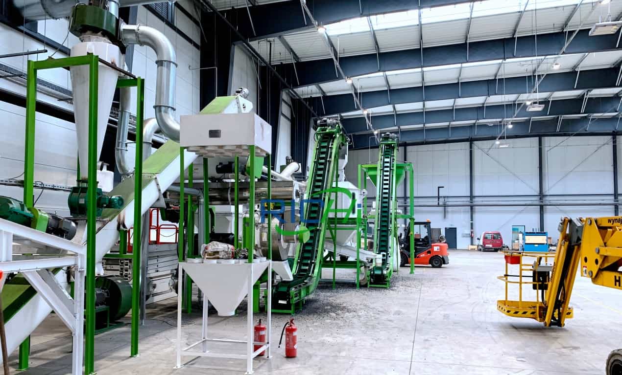 1,5 ton/uur hennepbiomassapelletmachine in Canada