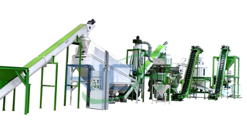 sunflower pellet line