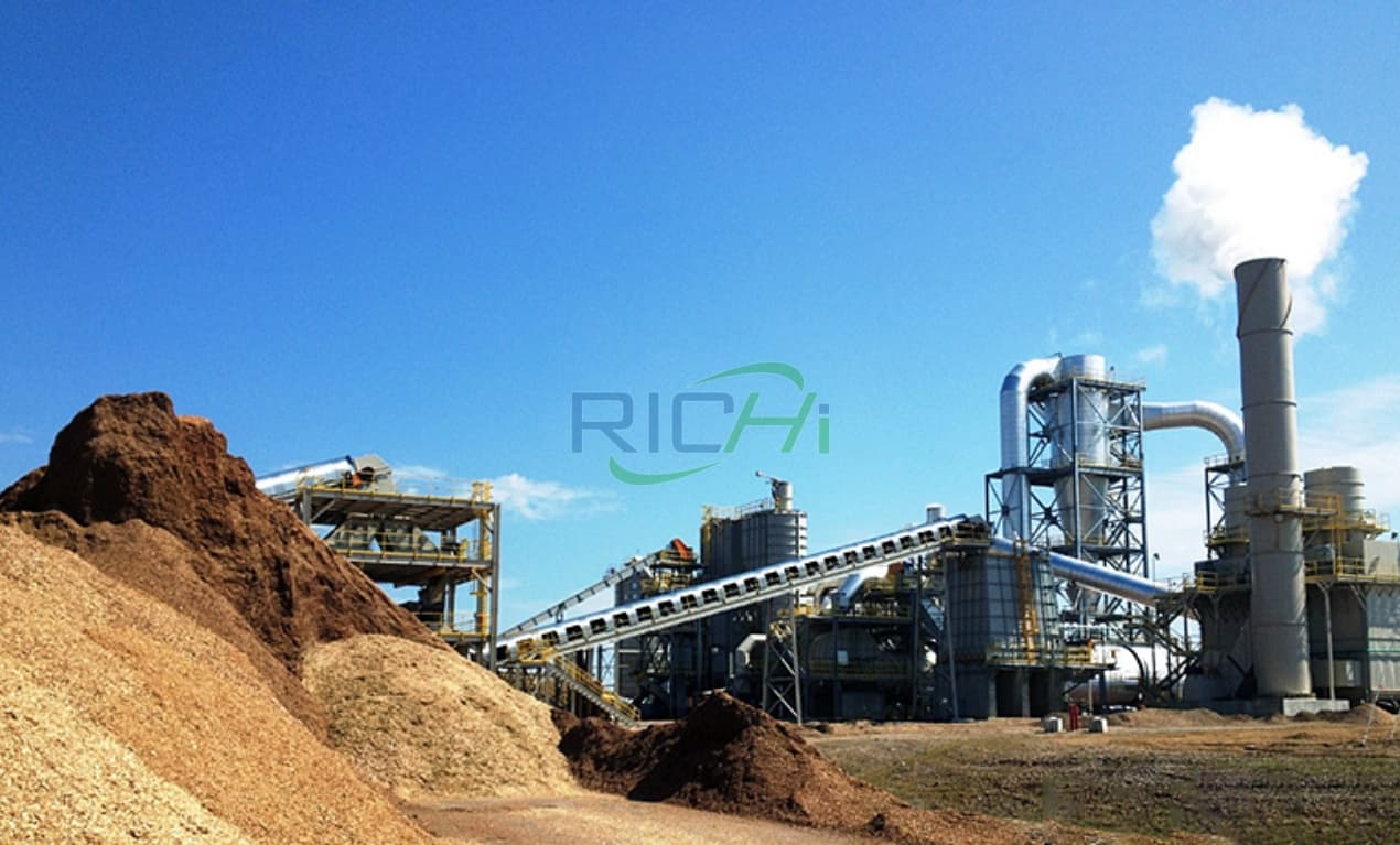 7-8T/H vertical ring die pellet machine in Germany