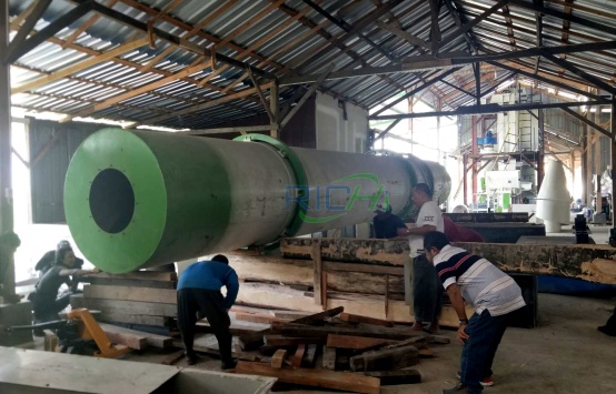 1.8-2TH biomass dryer in Indonesia