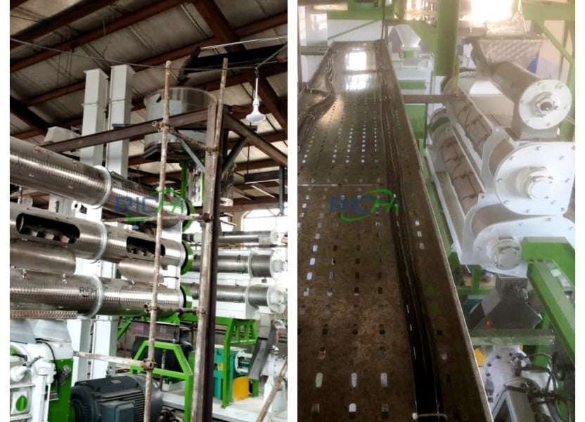 2-3T/H fish and shrimp feed pellet mill for sale USA project