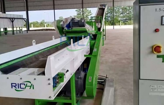 3-4T/H pallet crusher for sale in Thailan