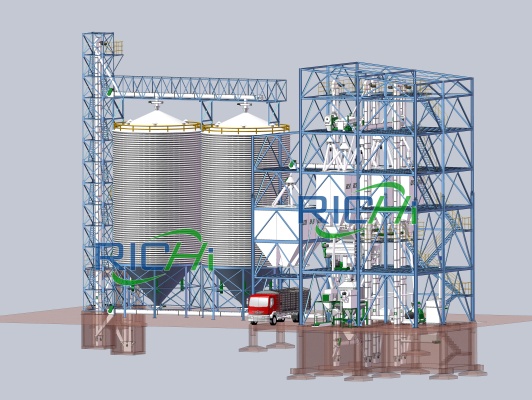 60-100TH Industrial Pig Feed Plant