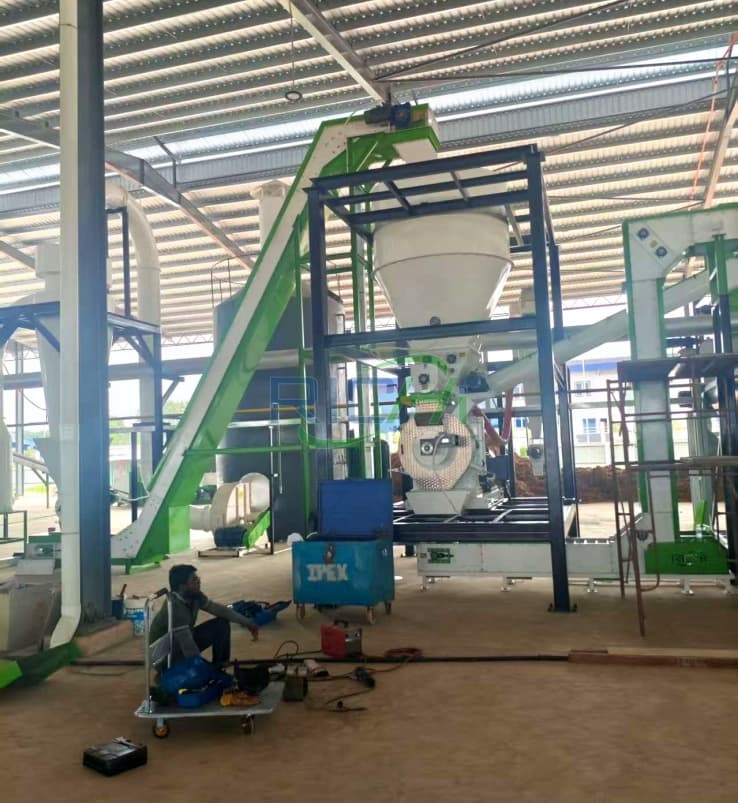1.5–2 t/h EFB Pellet machine Malaysia Project