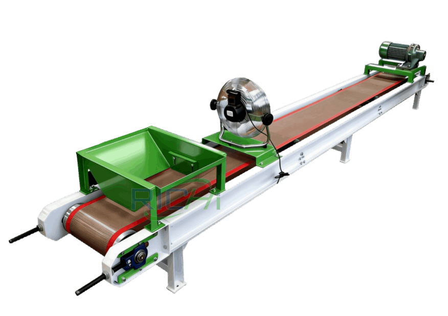 Pig feed mill conveyor system