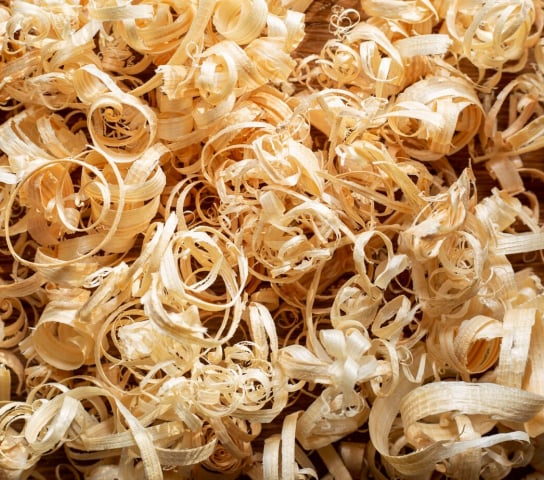 Wood shavings