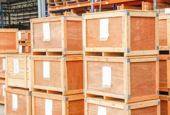 cargo wooden crates